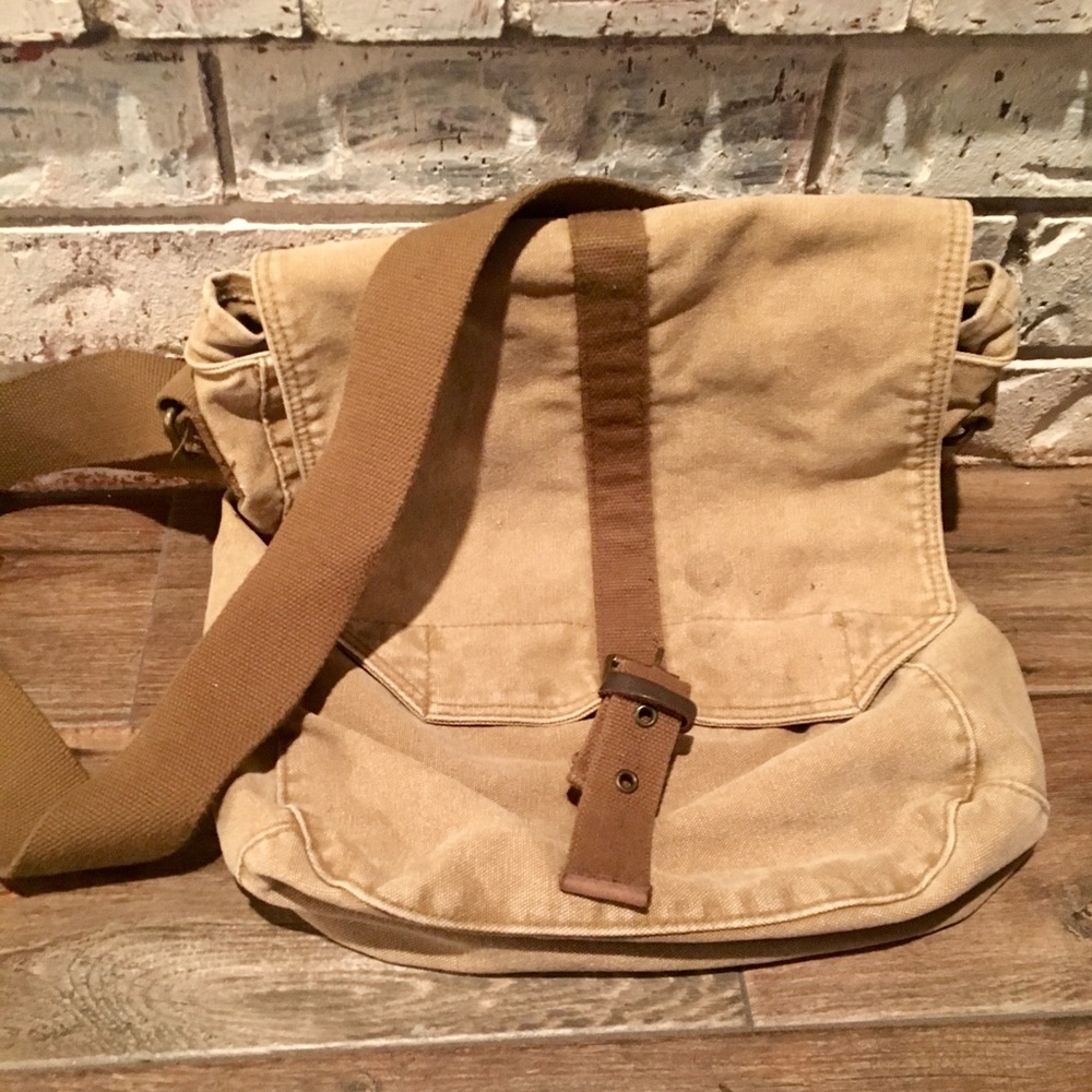 Tan Messenger Bag